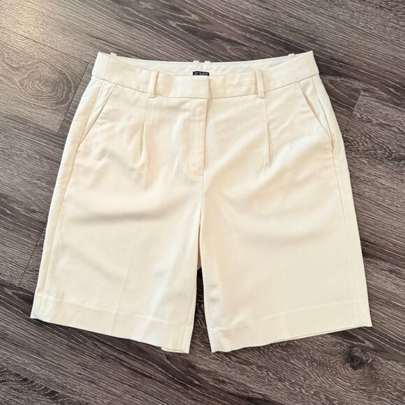 J. Crew Cream Trouser Short New - Picture 1 of 6